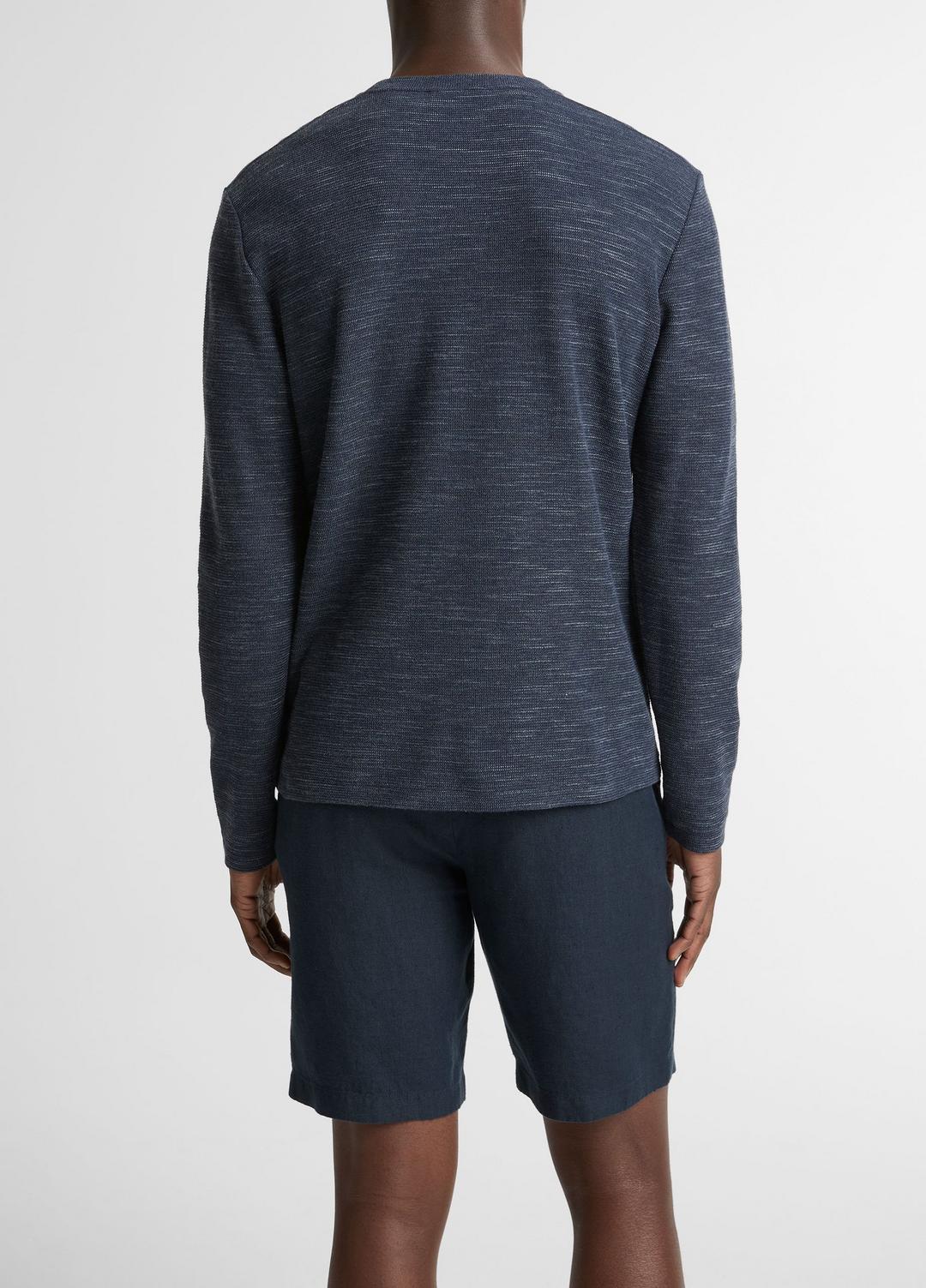 VINCE Premium - Double-Knit Cotton-Blend Long-Sleeve Shirt in Long Sleeve