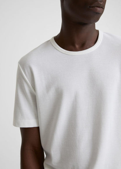 VINCE Deals - Pima Cotton Piqué Crew Neck T-Shirt in Short Sleeve