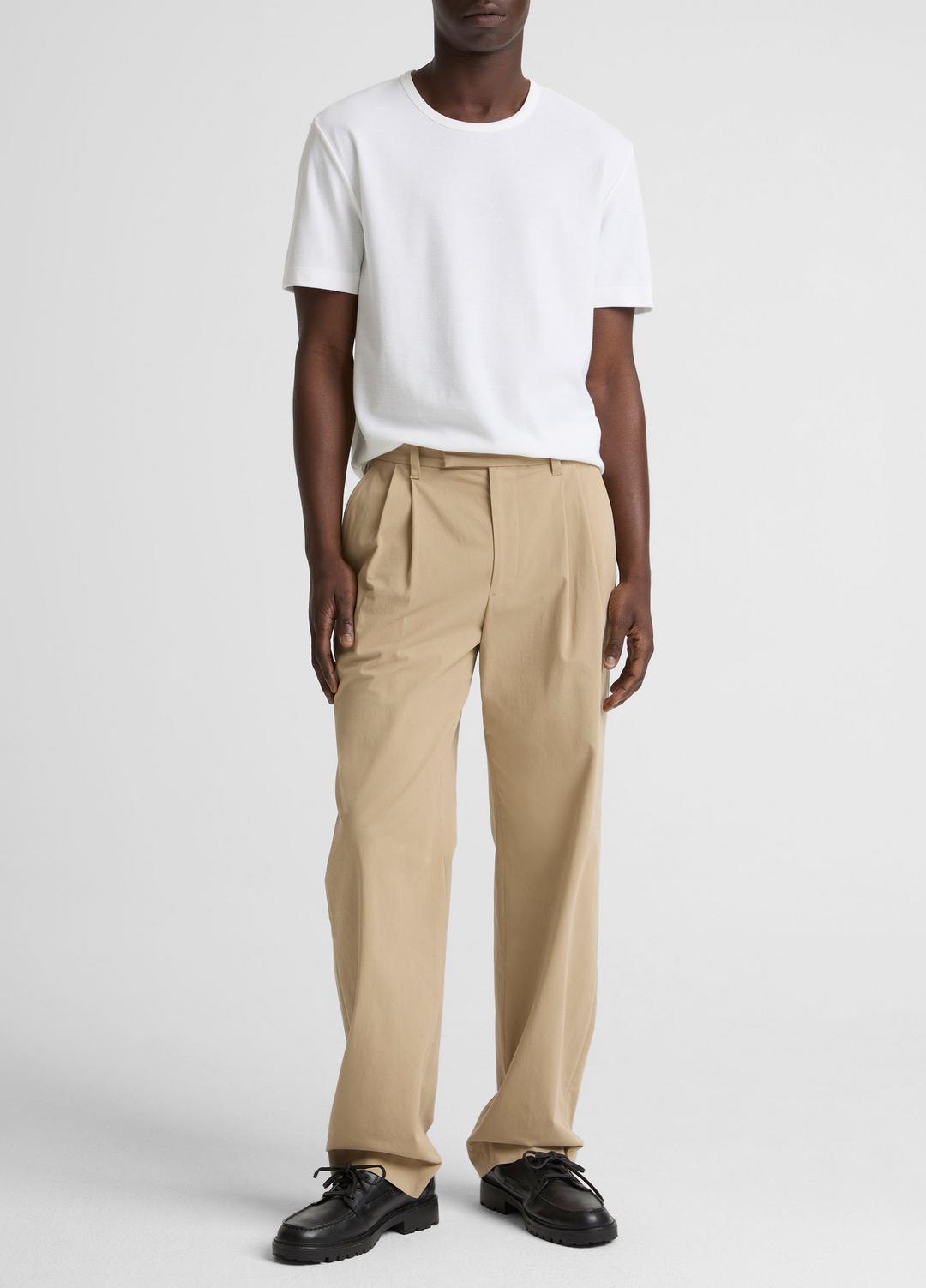 VINCE Deals - Pima Cotton Piqué Crew Neck T-Shirt in Short Sleeve