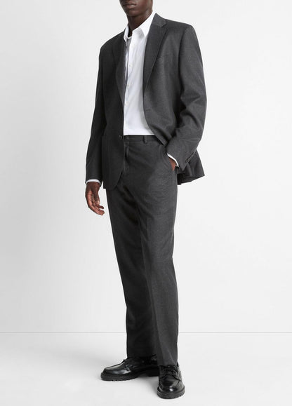 VINCE Smart Buy - Wool-Silk Flannel Classic Pant in Trousers