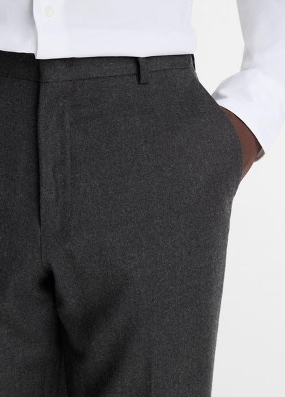 VINCE Smart Buy - Wool-Silk Flannel Classic Pant in Trousers