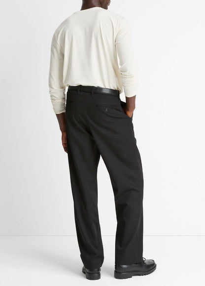 VINCE Signature - Wool Double-Pleat Suiting Trouser in Trousers