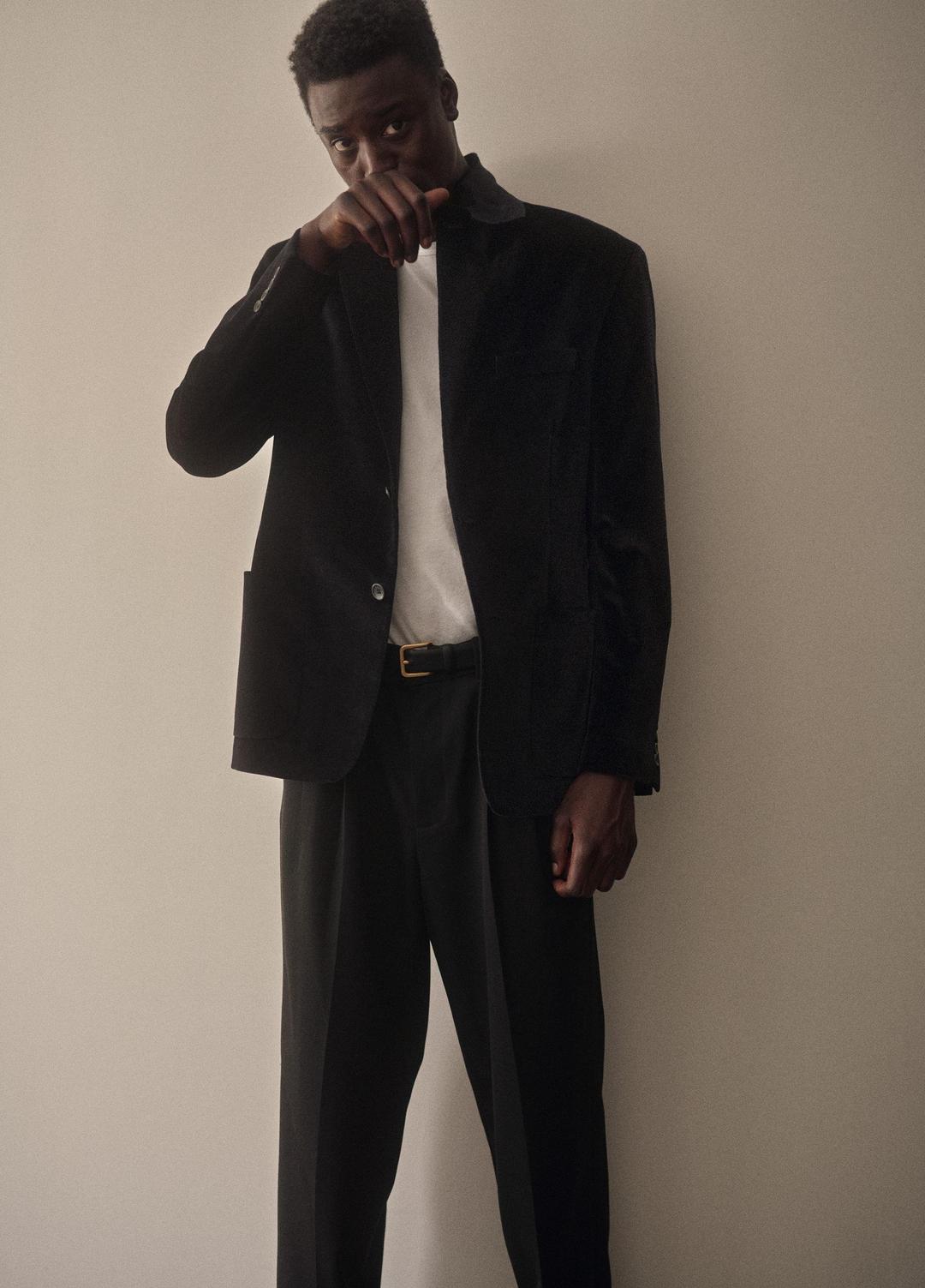 VINCE Signature - Wool Double-Pleat Suiting Trouser in Trousers