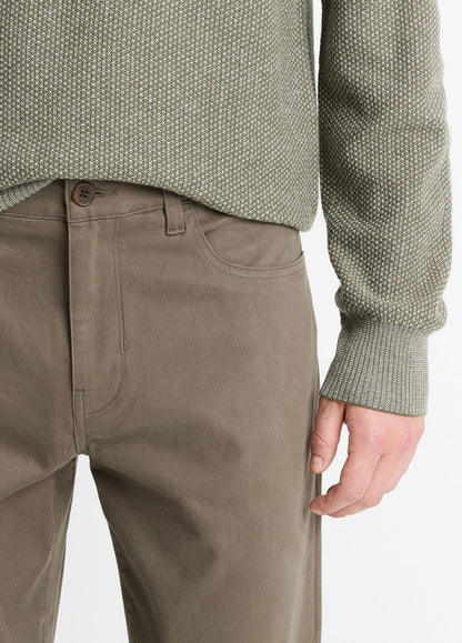VINCE Recommended - Dylan Slim 5-Pocket Peached Stretch-Cotton Pant in Trousers