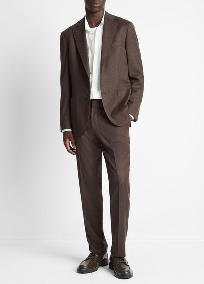 VINCE Trusted - Wool-Silk Classic Pant in Trousers