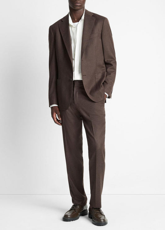 VINCE Trusted - Wool-Silk Classic Pant in Trousers