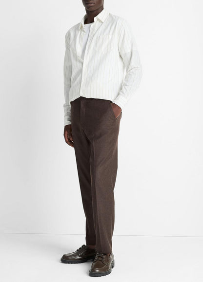 VINCE Trusted - Wool-Silk Classic Pant in Trousers