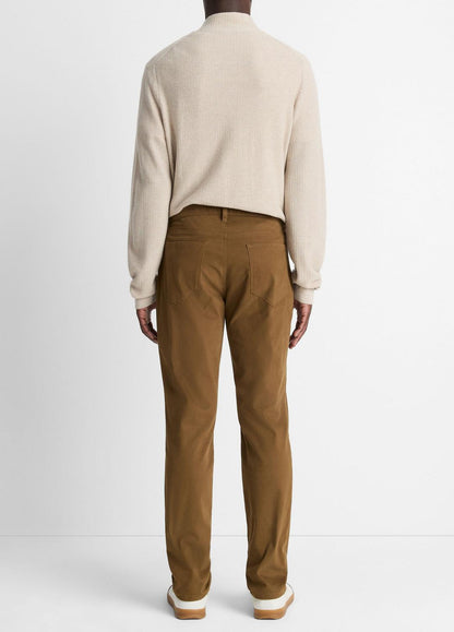 VINCE Deals - Dylan Slim 5-Pocket Peached Stretch-Cotton Pant in Trousers