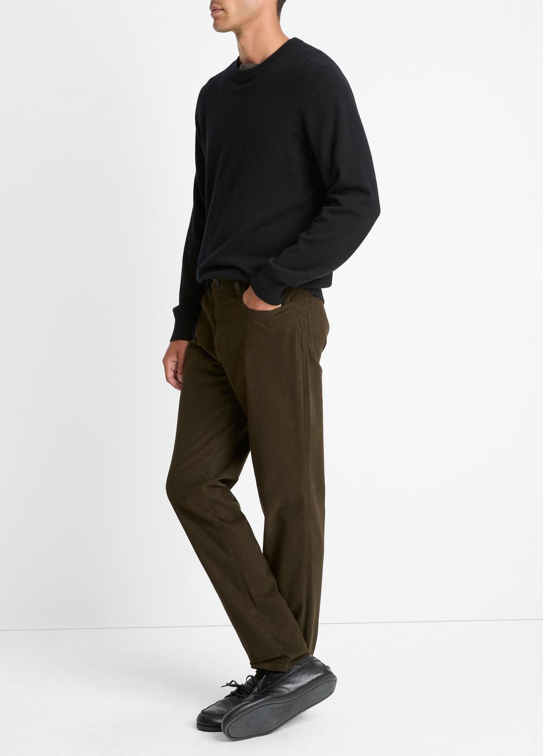 VINCE New - Dylan Slim 5-Pocket Peached Stretch-Cotton Pant in Trousers