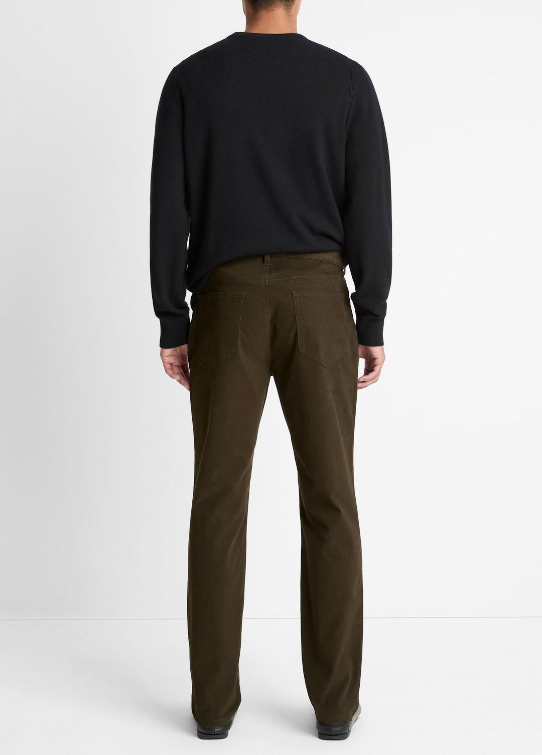 VINCE New - Dylan Slim 5-Pocket Peached Stretch-Cotton Pant in Trousers