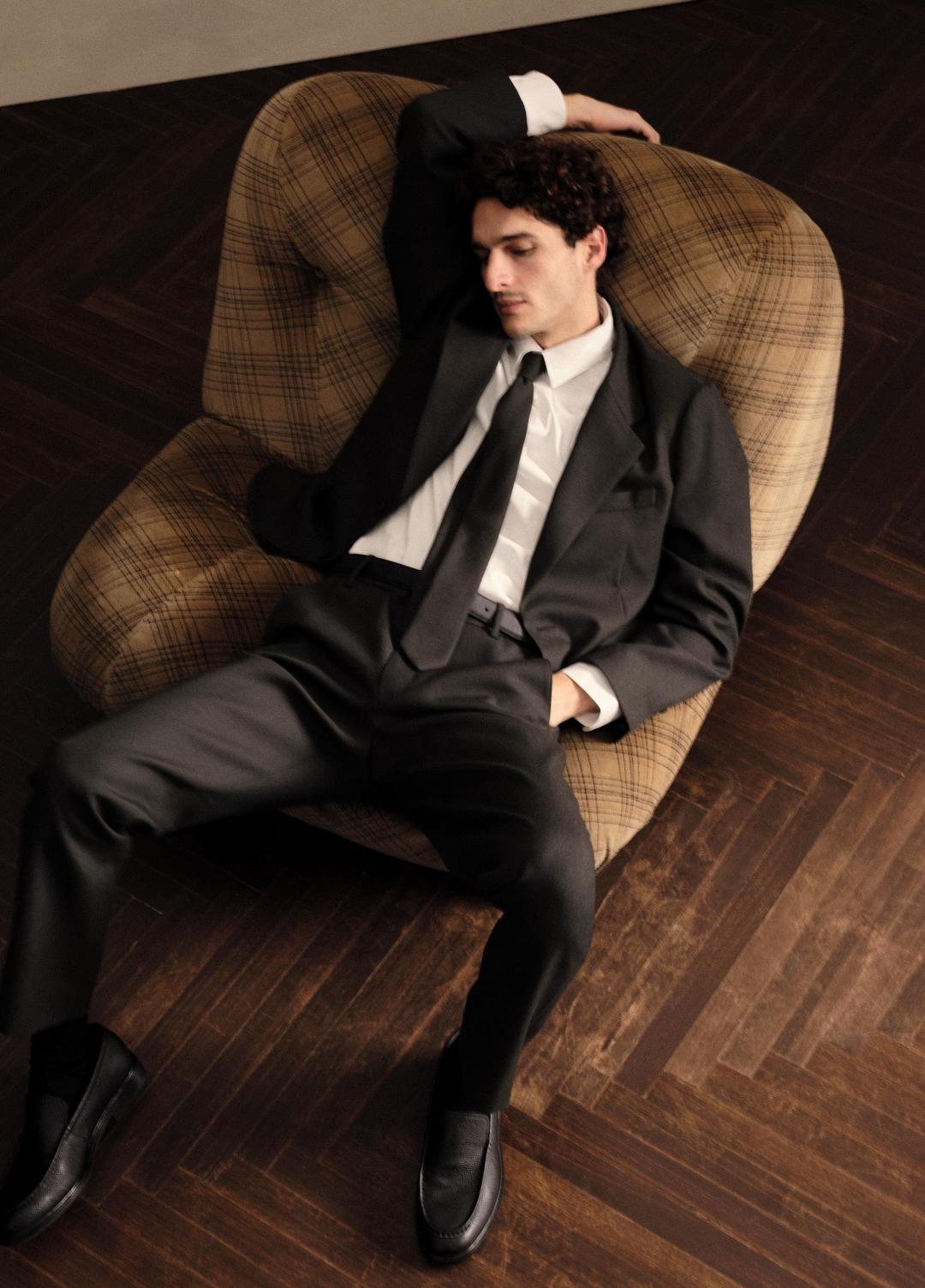VINCE Premium - Owen Athletic Wool Suiting Pant in Trousers
