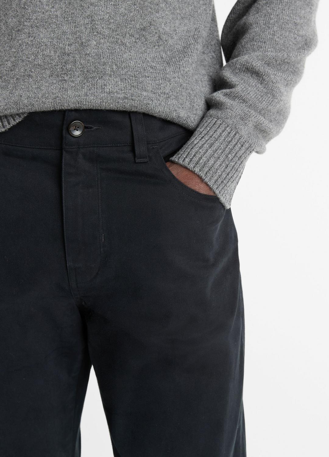 VINCE Discount - Dylan Slim 5-Pocket Peached Stretch-Cotton Pant in Trousers