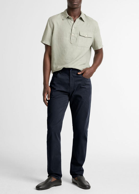 VINCE Discount - Dylan Slim 5-Pocket Cotton Sateen Pant in Trousers