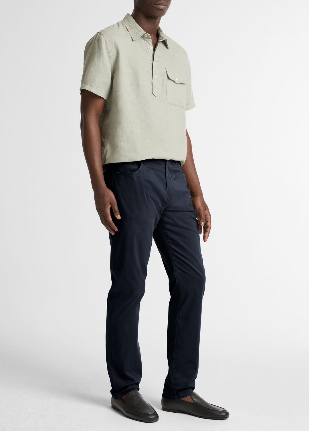 VINCE Discount - Dylan Slim 5-Pocket Cotton Sateen Pant in Trousers