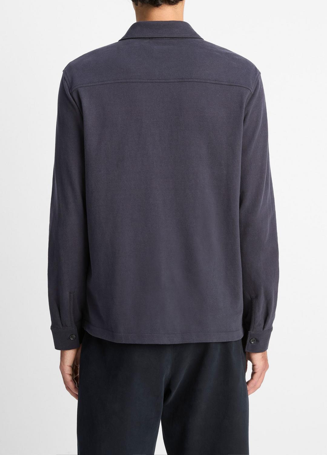 VINCE Popular - Heavy Sueded Cotton Shirt Jacket in Shirt Jackets