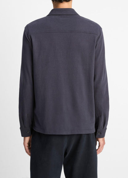 VINCE Popular - Heavy Sueded Cotton Shirt Jacket in Shirt Jackets