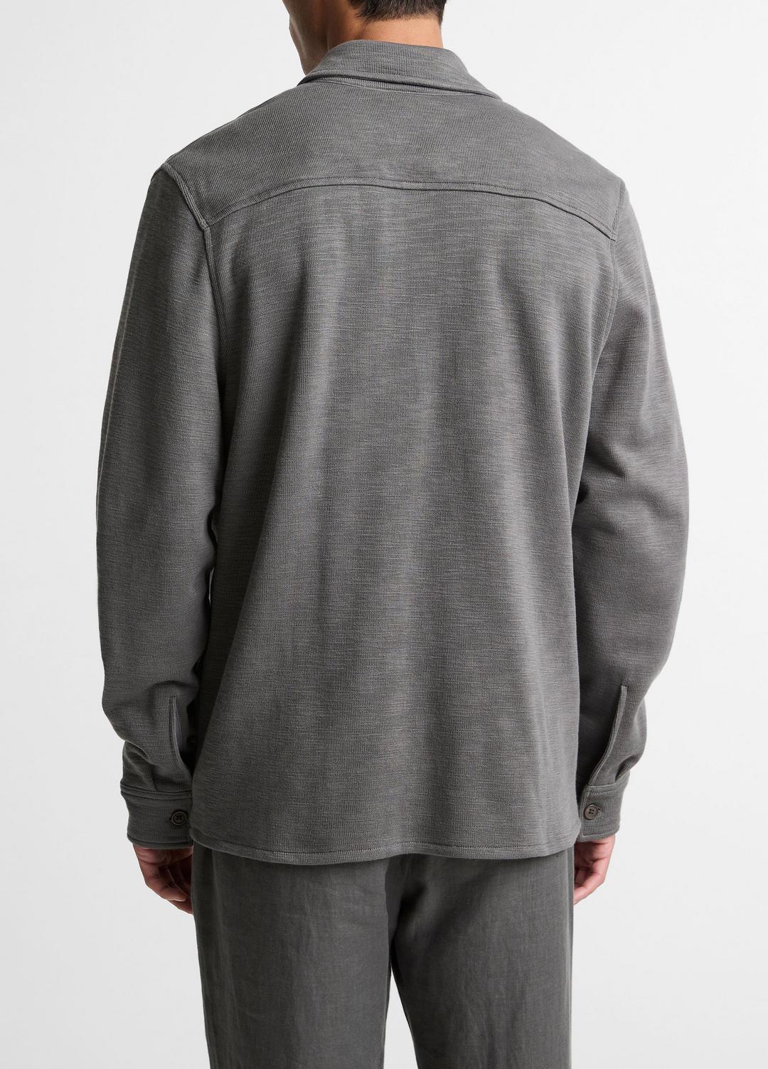 VINCE Hot Sale - Double-Slub Cotton-Blend Shirt Jacket in Jackets