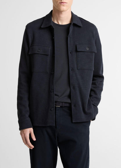 VINCE Quality - Double-Slub Cotton-Blend Shirt Jacket in Jackets