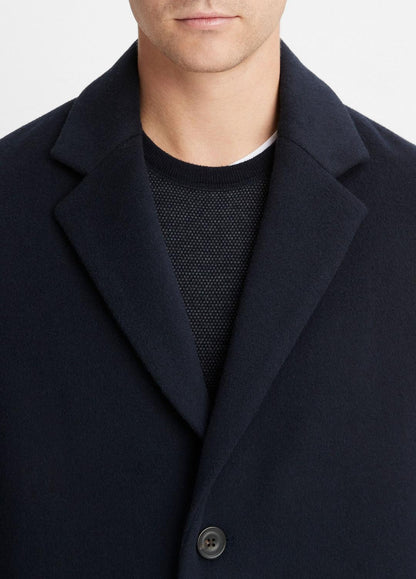 VINCE Premium - Classic Italian Wool-Blend Coat in Jackets & Outerwear