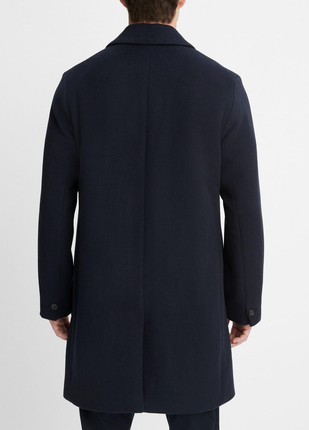 VINCE Premium - Classic Italian Wool-Blend Coat in Jackets & Outerwear