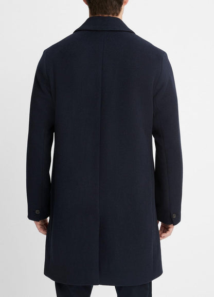 VINCE Premium - Classic Italian Wool-Blend Coat in Jackets & Outerwear