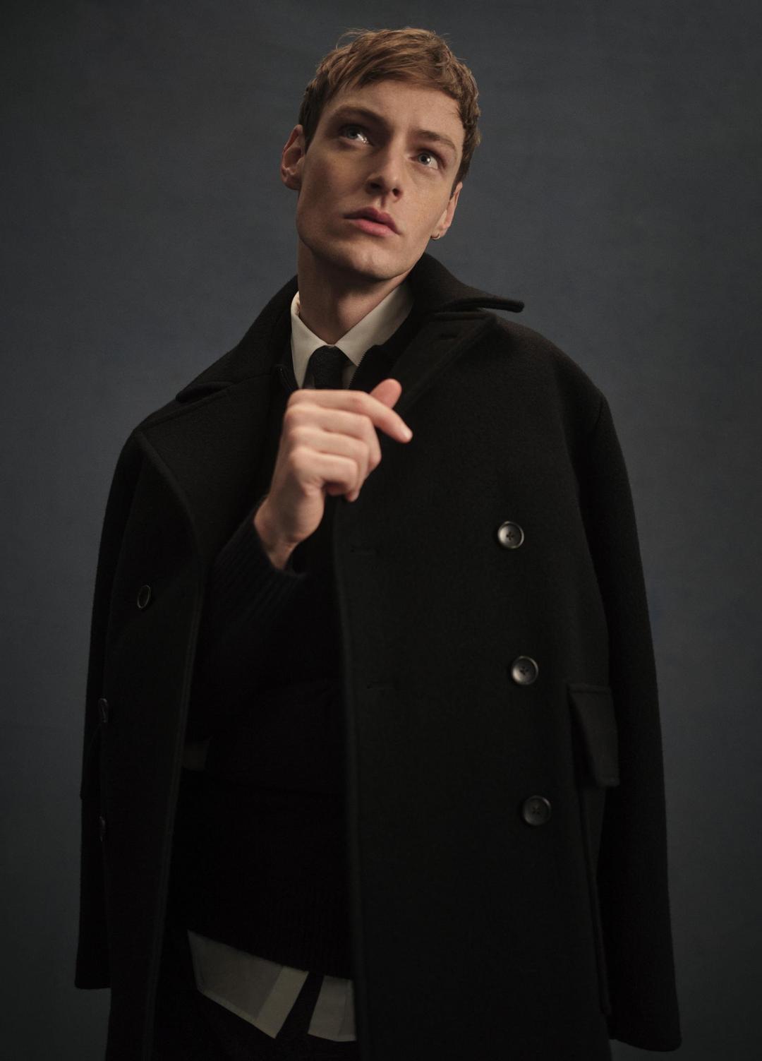 VINCE Signature - Italian Wool-Blend Peacoat in Coats