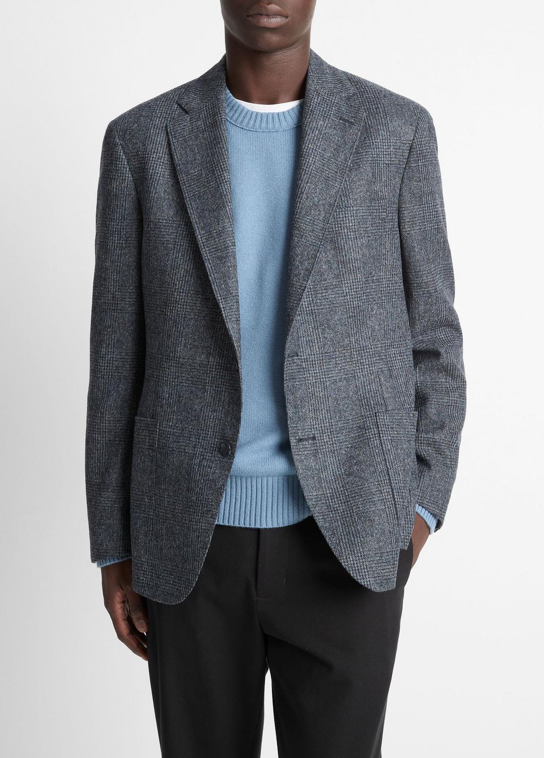 VINCE Trusted - Plaid Alpaca-Blend Relaxed Sport Coat in Blazers