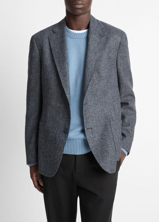 VINCE Trusted - Plaid Alpaca-Blend Relaxed Sport Coat in Blazers