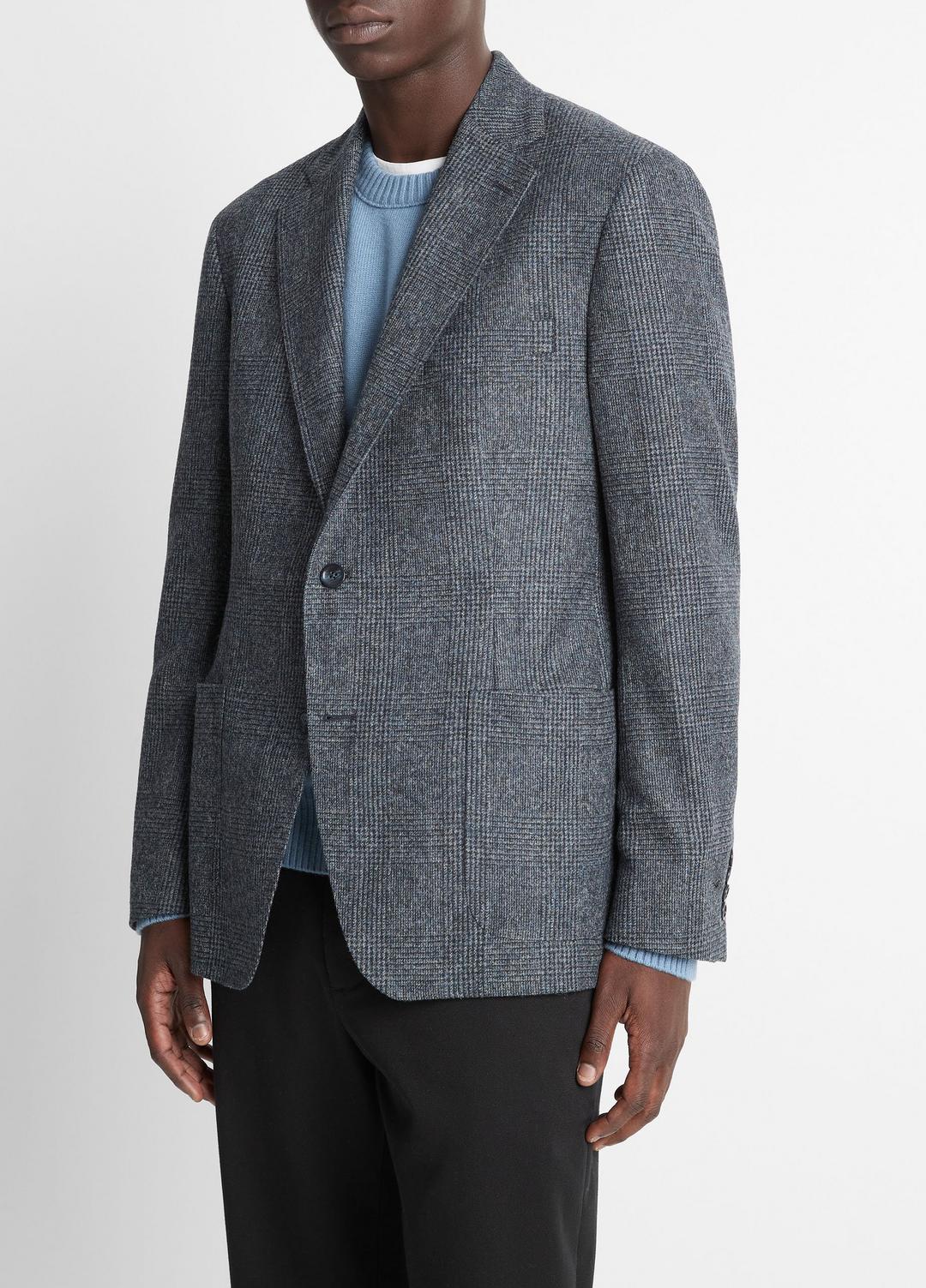 VINCE Trusted - Plaid Alpaca-Blend Relaxed Sport Coat in Blazers