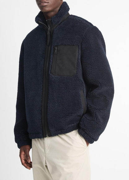 VINCE Smart Buy - Sherpa Zip Jacket in Jackets