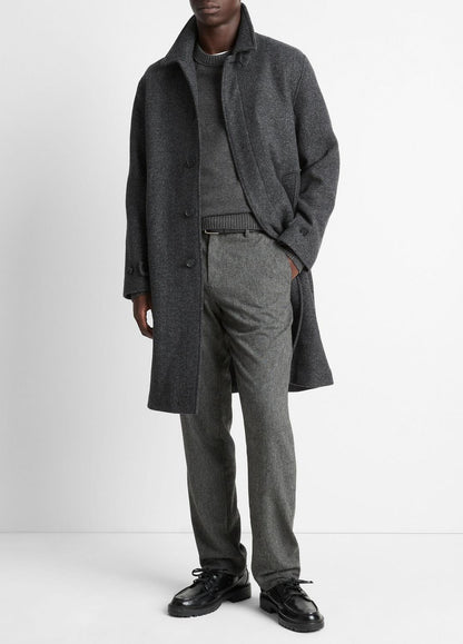 VINCE Customer Favorite - Italian Wool-Blend Balmacaan Coat in Coats