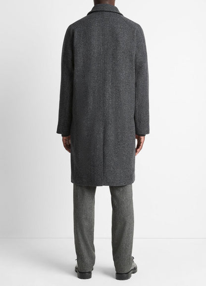 VINCE Customer Favorite - Italian Wool-Blend Balmacaan Coat in Coats