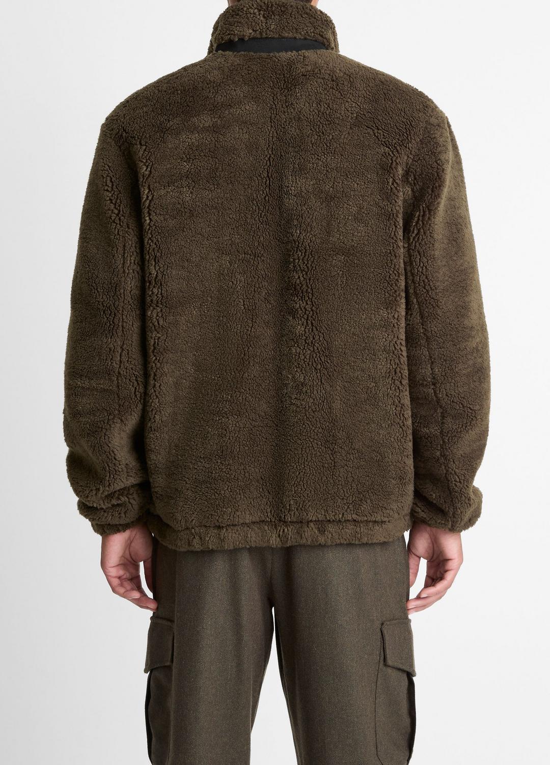 VINCE Discount - Sherpa Zip Jacket in Jackets