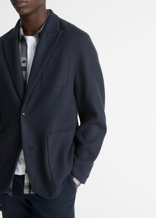 VINCE Quality - Italian Splittable Wool-Blend Blazer in Jackets & Outerwear