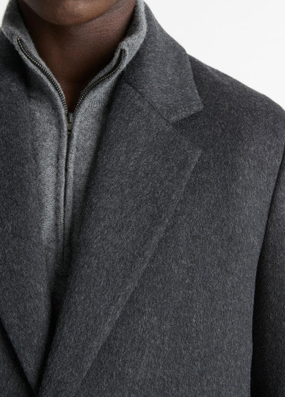 VINCE Latest - Classic Italian Wool-Blend Coat in Jackets & Outerwear