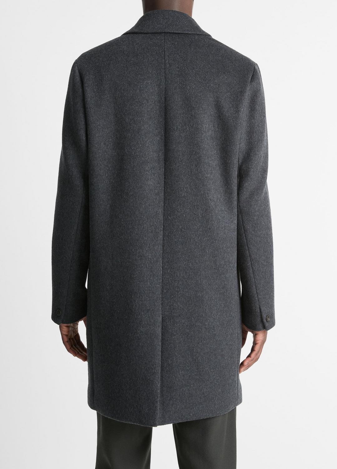 VINCE Latest - Classic Italian Wool-Blend Coat in Jackets & Outerwear