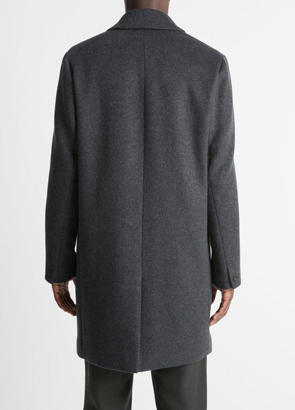 VINCE Latest - Classic Italian Wool-Blend Coat in Jackets & Outerwear