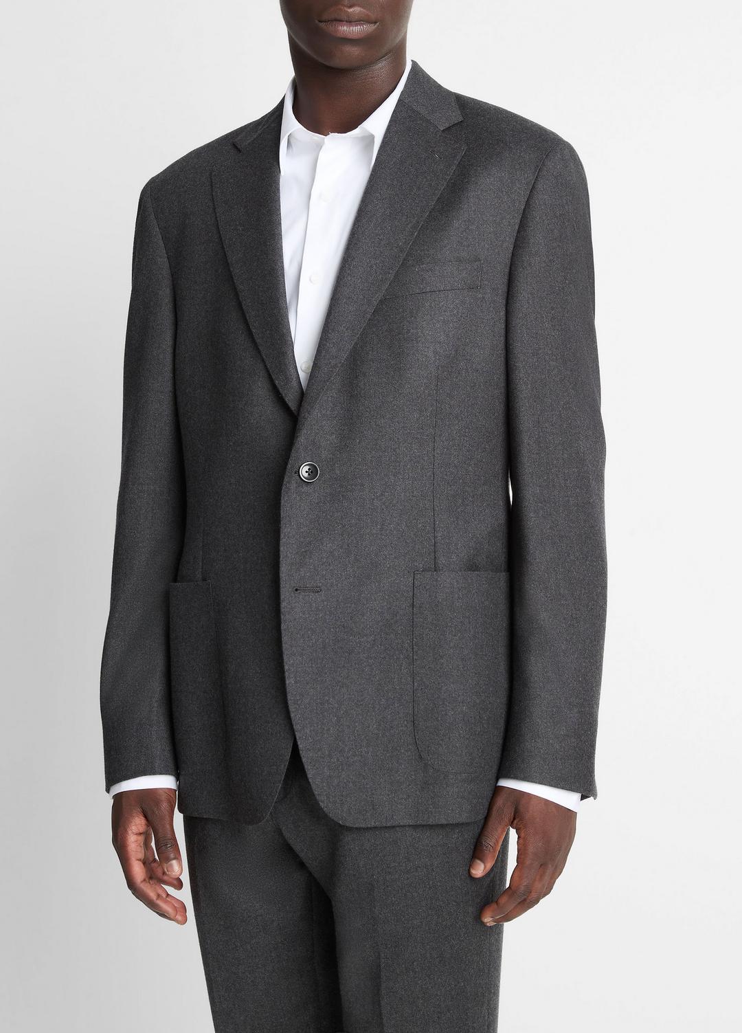 VINCE Latest - Wool-Silk Flannel Relaxed Sport Coat in Blazers