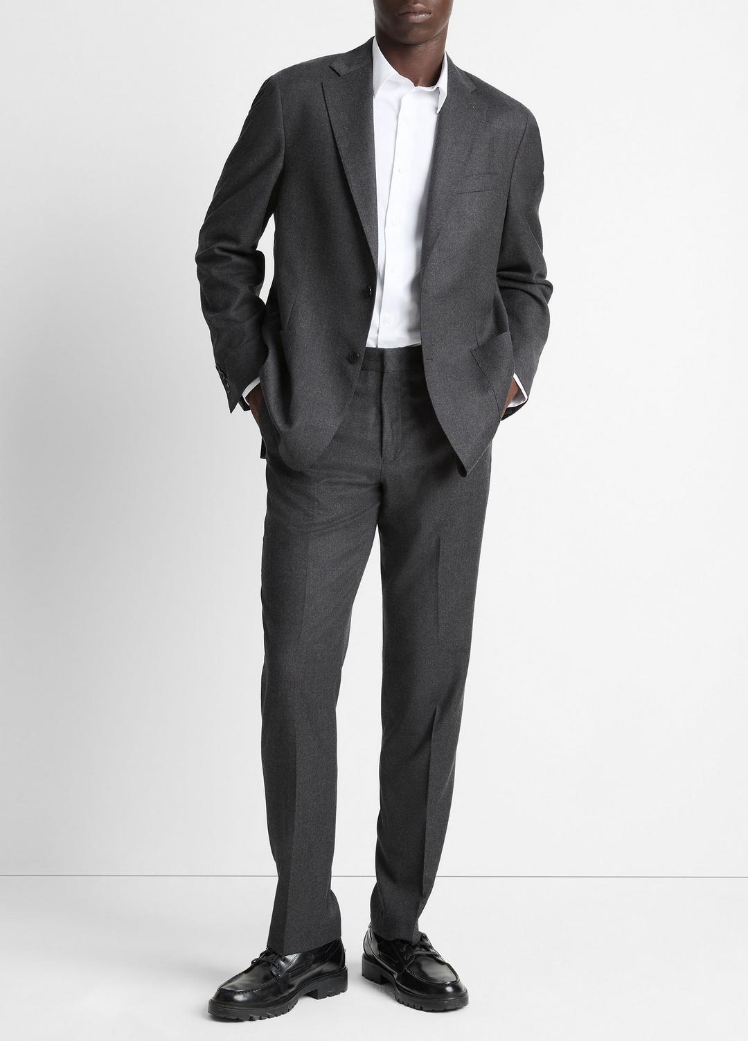 VINCE Latest - Wool-Silk Flannel Relaxed Sport Coat in Blazers