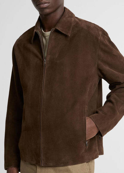 VINCE Best Seller - Suede Moto Jacket in Jackets