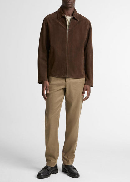 VINCE Best Seller - Suede Moto Jacket in Jackets