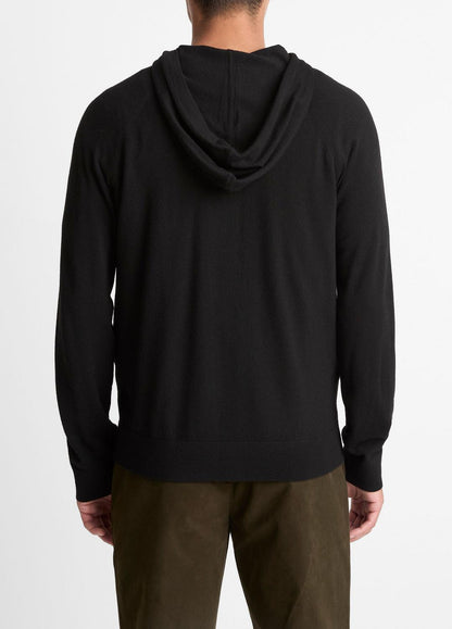 VINCE Essential - Featherweight Merino Wool-Cashmere Hoodie in Sweatshirts & Hoodies