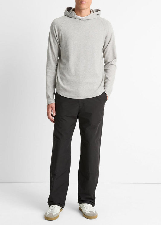 VINCE Classic - Broken Twill Pullover Hoodie in Sweatshirts & Hoodies