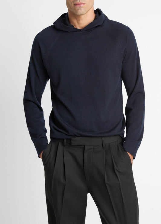 VINCE Exclusive - Featherweight Merino Wool-Cashmere Hoodie in Sweatshirts & Hoodies