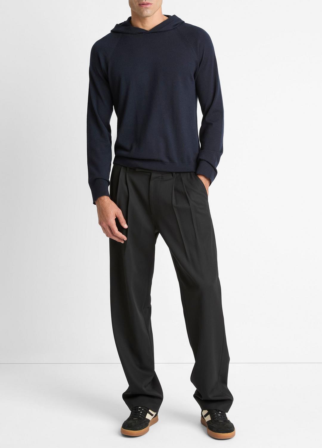 VINCE Exclusive - Featherweight Merino Wool-Cashmere Hoodie in Sweatshirts & Hoodies