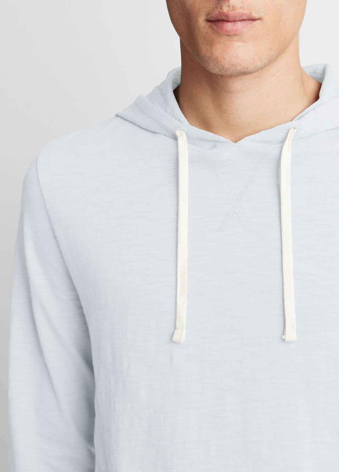 VINCE Everyday - Textured Cotton Hoodie in Sweatshirts & Hoodies