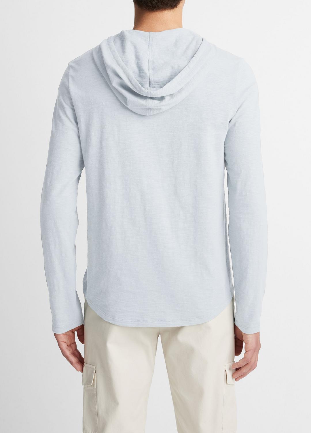 VINCE Everyday - Textured Cotton Hoodie in Sweatshirts & Hoodies