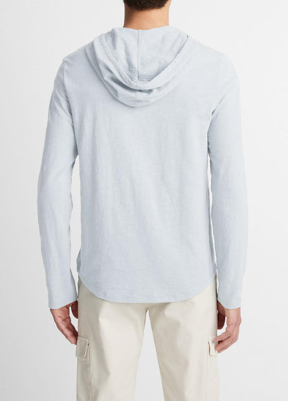 VINCE Everyday - Textured Cotton Hoodie in Sweatshirts & Hoodies