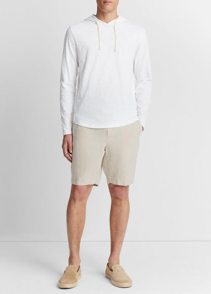 VINCE Everyday - Textured Cotton Hoodie in Sweatshirts & Hoodies