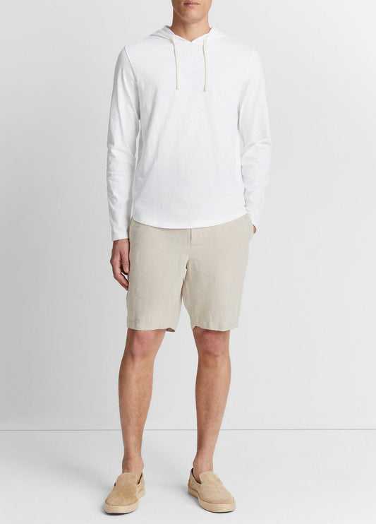 VINCE Everyday - Textured Cotton Hoodie in Sweatshirts & Hoodies